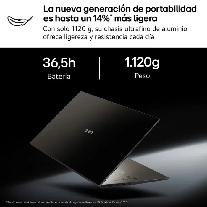 LG Gram 14Z90U-V.AZ85BN 14â Intel Core Ultra 7 355 32GB 512GB SSD
